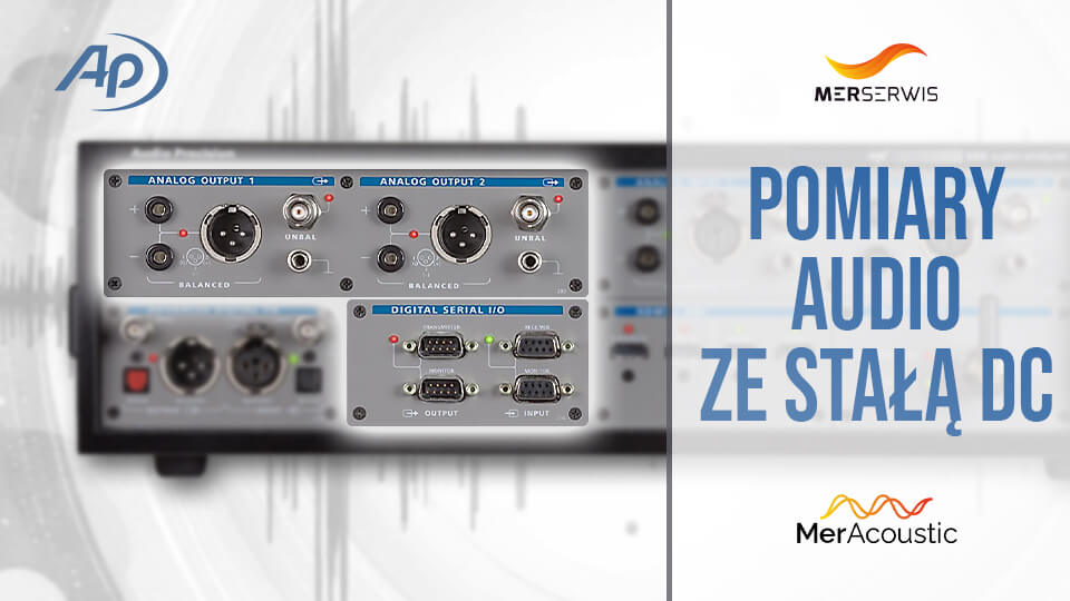 Pomiary audio ze stałą DC - funkcja APX ADC z generatorem VBias