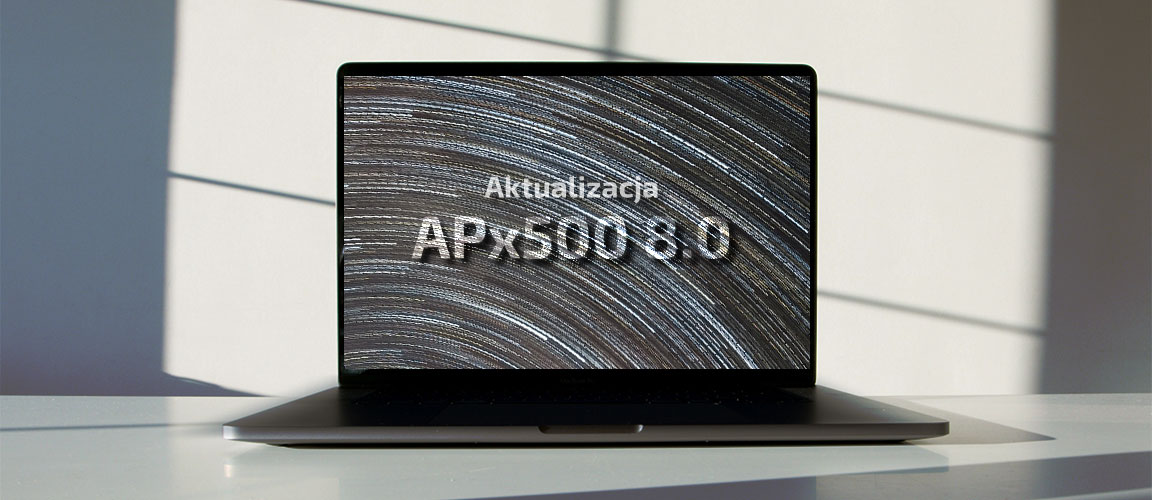 Nowe oprogramowanie APx500 8.0