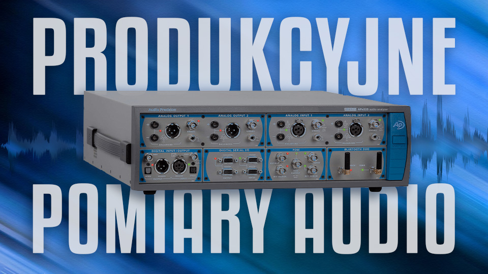 Produkcyjne pomiary audio urządzeń smart