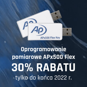 30% rabatu na oprogramowanie Audio Precision