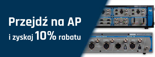 10% rabatu na analizatory Audio Precision